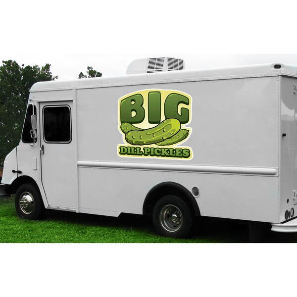 Signmission Safety Sign, 9 in Height, Vinyl, 6 in Length, Big Dill Pickles, D-DC-12-Big Dill Pickles D-DC-12-Big Dill Pickles - main